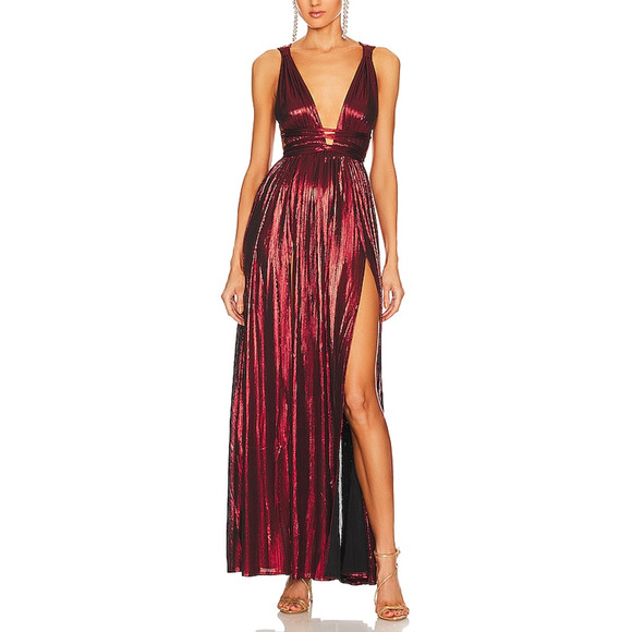 Bronx And Banco 'Goddess' Red Polyester Gown Size XL